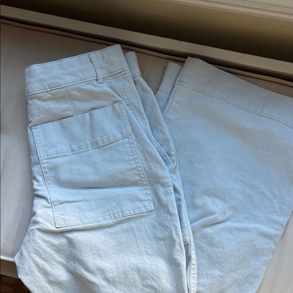Club Monaco Light Blue Wide Leg Jean - Picture 2 of 3